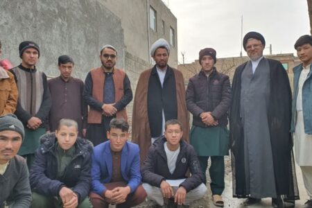 بازدید ریاست نمایندگی جامعه المصطفی در افغانستان از مدرسه علمیه امام رضا (ع)