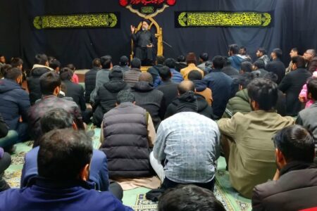 مراسم سوگواری ایام فاطمیه در مجتمع آموزش عالی اصفهان