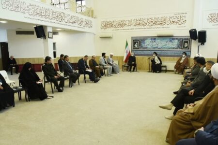 جلسه مشترک رئیس نمایندگی گلستان با مدیریت موسسه آموزش عالی الزهرا(س)