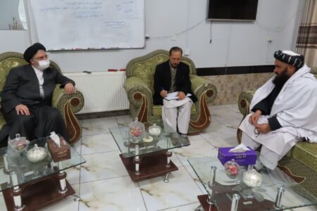دیدار رئیس شورای اهل‌سنت شرق کابل با نماینده جامعةالمصطفی در افغانستان