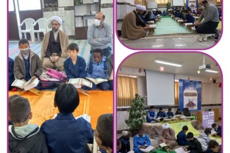 برپایی محفل انس با قرآن ایام ماه مبارک رمضان در مدرسه هجرت