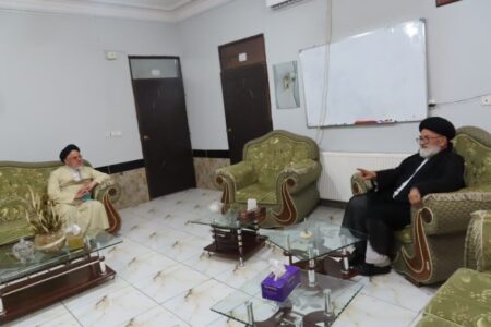 دیدار رئیس مدرسه امام خمینی(ره) بلخاب افغانستان با نماینده جامعةالمصطفی