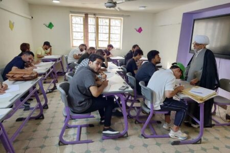 برگزاری امتحانات پایان نیم سال تحصیلی نمایندگی عراق+تصاویر