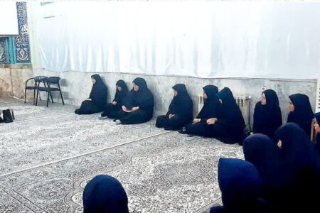 سلسله جلسات صبح معنوی در مدرسه عالی خواهران نمایندگی گلستان