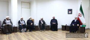 دیدار اعضای دبیرخانه همایش بین المللی مبانی فقهی بیانیه گام دوم انقلاب اسلامی با آیت الله اعرافی