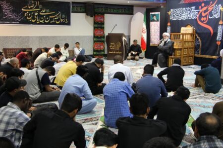 گزارشی از مراسم عزاداری دهه آخر ماه صفر در مجتمع آموزش عالی اصفهان + تصاویر