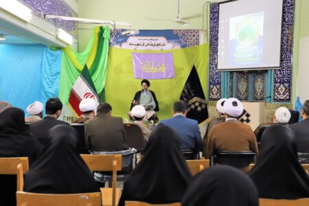 برپایی جشن میلاد پیامبر رحمت و مهربانی در مدرسه عالی خواهران نمایندگی گلستان