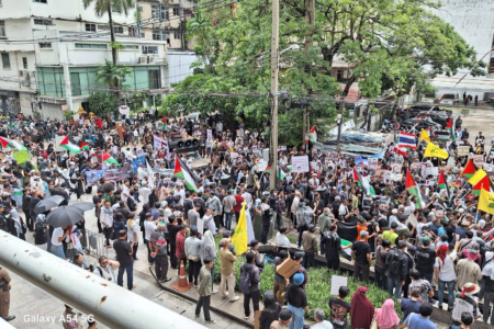 تظاهرات ضدصهیونیستی در پایتخت تایلند
