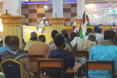  برگزاری مراسم همدلی با مردم مظلوم فلسطین در نمایندگی نیجریه