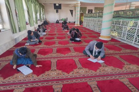  آزمون شناور پذیرش در مدرسه پیوسته افغانستان برگزار شد
