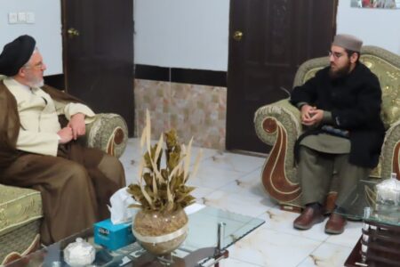 ملاقات آمر نگارش قرآن کریم افغانستان با رئیس نمایندگی المصطفی