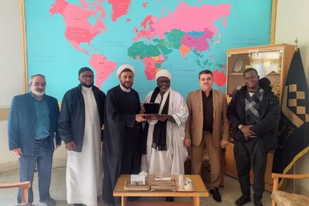 دیدار شیخ عبدالمومن سالیفو با معاون بین الملل المصطفی