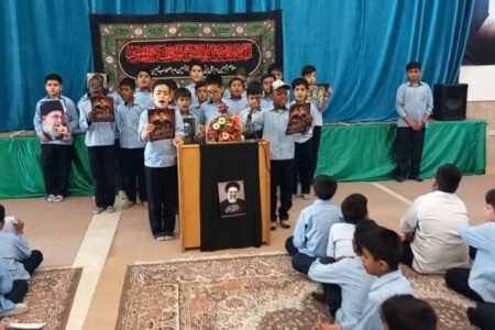مراسم گرامیداشت شهید جمهور در مدرسه قرآنی توحید