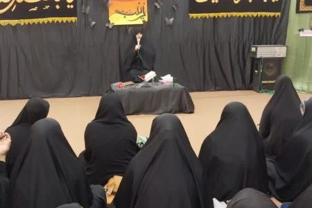 مراسم سوگواری دهه اول ماه محرم در آموزشگاه حضرت فاطمه(س)