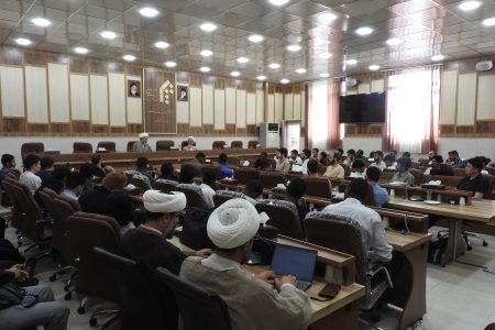 جلسه هدایت تحصیلی طلاب مرکز زبان و معارف اسلامی