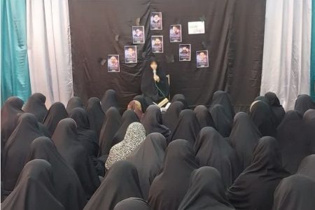 مراسم نکوداشت سالگرد عروج شهدای خدمت در آموزشگاه حضرت فاطمه(س)