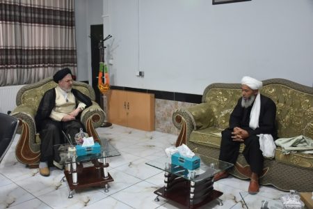 دیدار مدیر مدرسه علمیه امام صادق(ع) ولایت دایکندی با نماینده جامعةالمصطفی