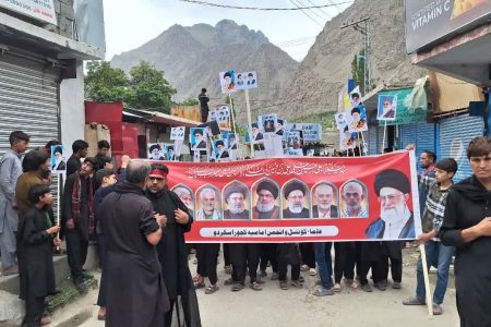 دسته عزادرای حسینی در منطقه کچورا بلتستان پاکستان