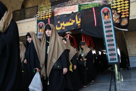 بدرقه کاروان اربعین حسینی مجتمع عالی شهیده بنت الهدی