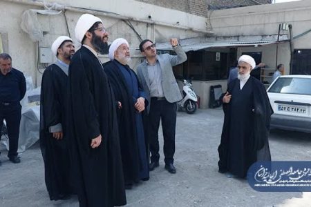 بازدید رئیس المصطفی از ساختمان در حال ساخت مهدیه