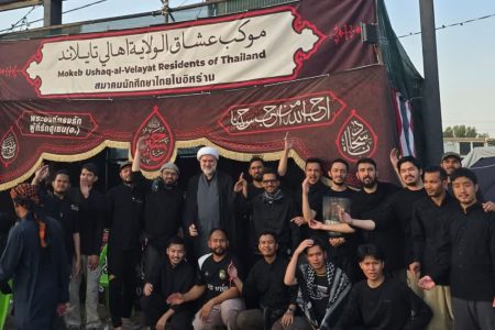 دیدار صمیمی رئیس نمایندگی عراق با موکب عشاق‌الولایه