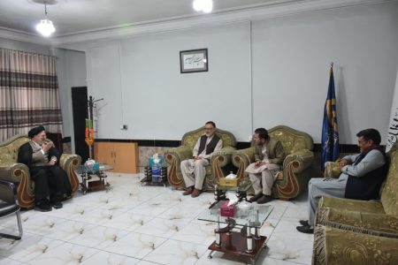 دیدار اعضای کادر علمی دانشگاه کاتب با رئیس نمایندگی افغانستان