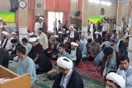 گرامیداشت هفته دفاع مقدس در مدرسه مبارکه حجتیه