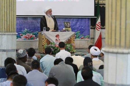بزرگداشت شهدای مقاومت در مدسه حجتیه