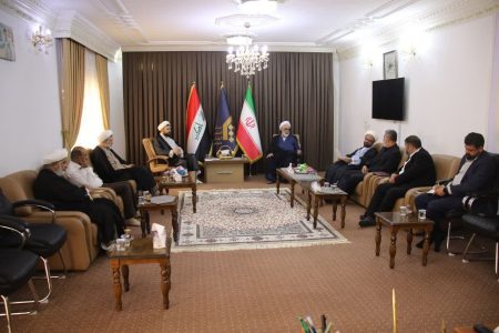 بازدید جانشین ریاست المصطفی از نمایندگی عراق