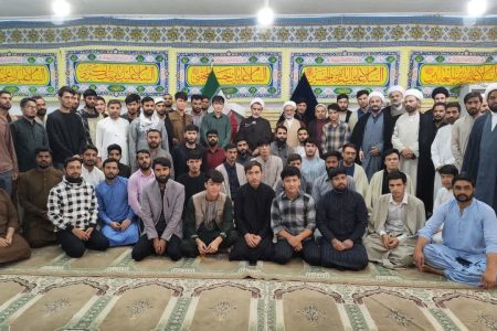 درس اخلاق واحد آشتیان با سخنرانی معاون فرهنگی تربیتی المصطفی