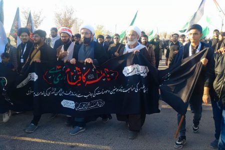 عزاداری باشکوه طلاب اردو زبان در همایش مشی فاطمی