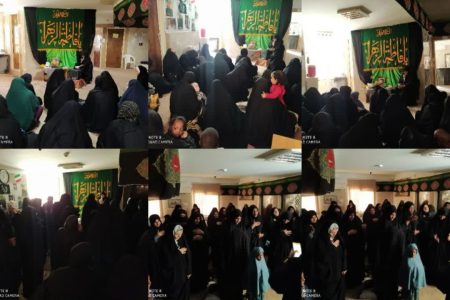 سوگواری شهادت حضرت زهرا(س) در آموزشگاه حضرت فاطمه