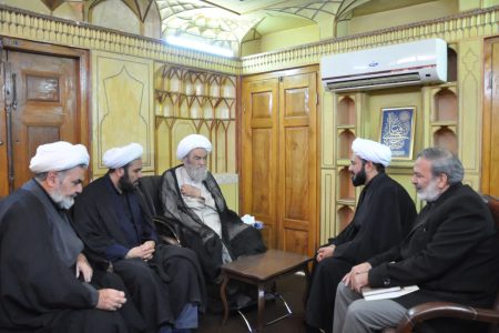 دیدار رئیس نمایندگی المصطفی در اصفهان با آیت الله مظاهری