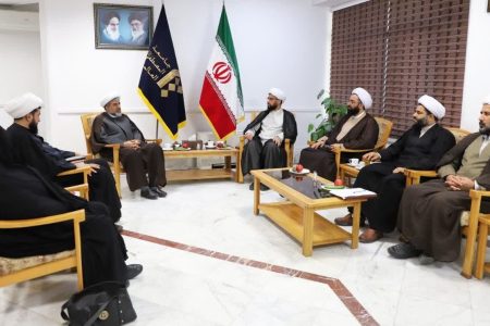دیدار مسئولین نهادهای حوزوی گلستان با نماینده المصطفی در استان