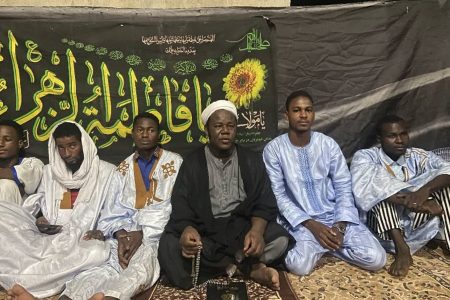 مراسم عزاداری سالگرد شهادت حضرت فاطمه زهرا(س) در موریتانی