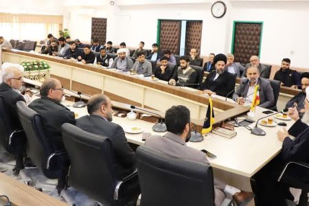 نشست رئیس جمعیت علمای لبنان با طلاب نمایندگی گلستان