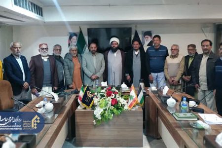 دیدار شرکت‌کنندگان دوره آموزش کوتاه‌مدت اساتید پاکستانی با رئیس المصطفی خراسان