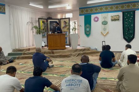 اقامه نماز جمعه مرکز اسلامی ژوهانسبورگ به امامت نماینده المصطفی