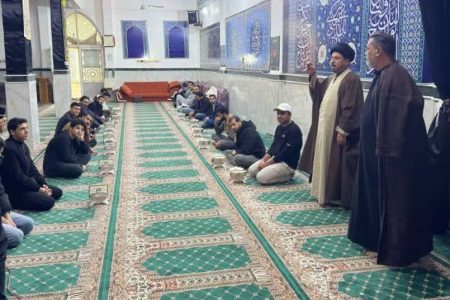 جلسه قرآنی در حوزه امام کاظم(ع) میسان عراق