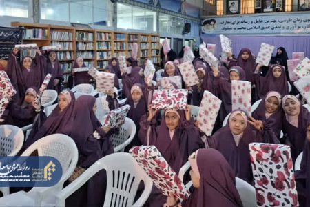 جشن تکلیف دختران طلاب المصطفی با حضور رئیس نمایندگی خراسان