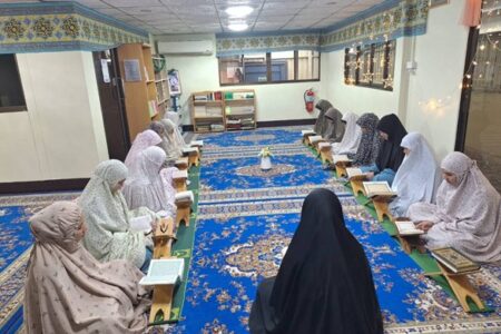 برنامه جزء خوانی قرآن کریم در مدرسه المهدیه نمایندگی تایلند