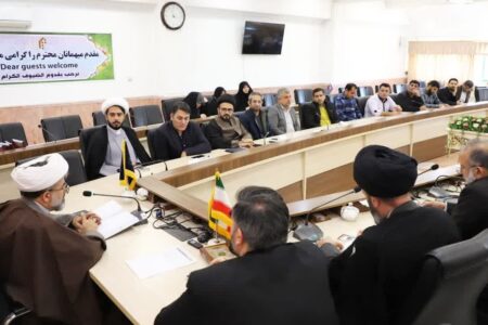 نشست رمضانیه رئیس نمایندگی گلستان با جمعی از کارکنان و اساتید