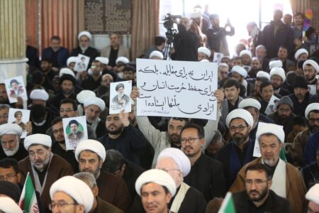 آیین شکرگزاری و بیعت المصطفائیان با ولی امر مسلمین جهان