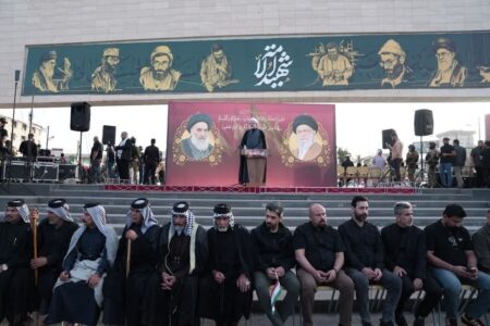 حضور نماینده المصطفی در پویش «الاقتدار الحیدری» در بغداد