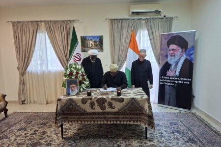 ابراز همدردی علما و مشایخ ساحل عاج با ملت ایران