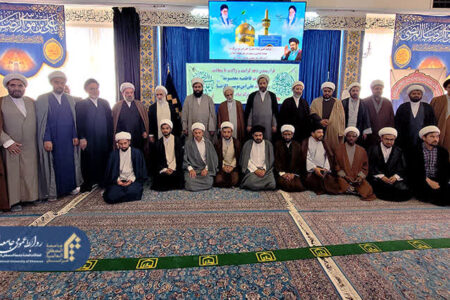 مراسم تعمم جمعی از طلاب نمایندگی المصطفی در خراسان